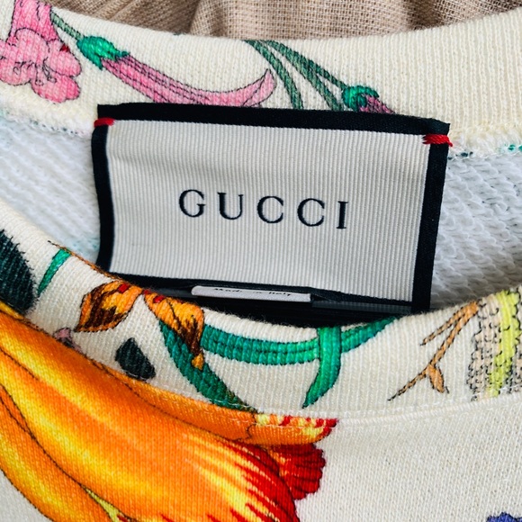 Gucci Floral Print Sweatshirt - Picture 7 of 9
